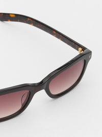 Flatlist - Clint Sunglasses in Dark Tortoise and Brown Gradient Lens