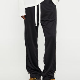 Cole Buxton - Two Star Tape Track Pants in Black