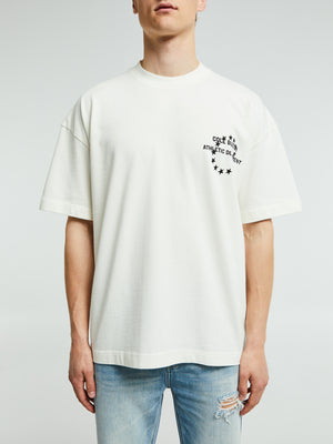 Cole Buxton Athletic Department T-Shirt in Vintage White – Stoy
