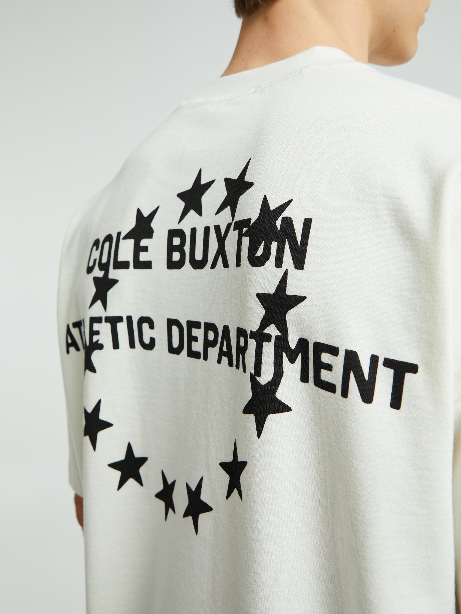 Cole Buxton - Athletic Department T-Shirt in Vintage White