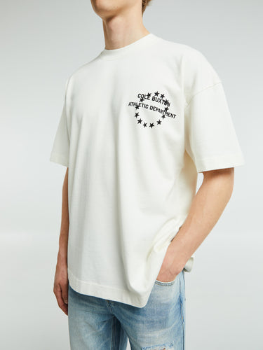 Cole Buxton - Athletic Department T-Shirt in Vintage White