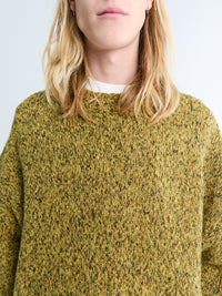 Cole Buxton - Flecked Knit Sweater in Yellow
