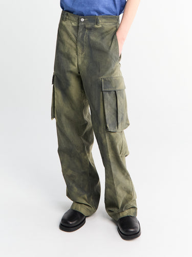 Cold Wash Cargo Pants in Khaki
