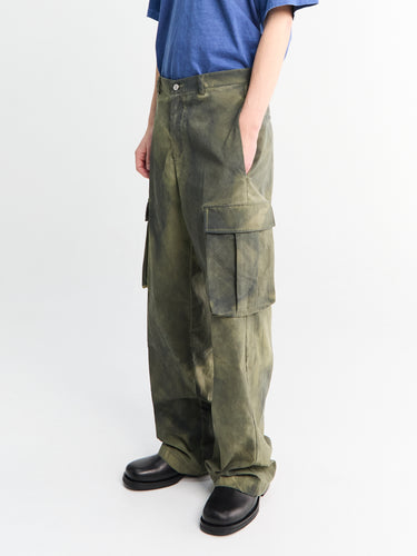 Cold Wash Cargo Pants in Khaki