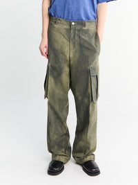 Cole Buxton - Cold Wash Cargo Pants in Khaki