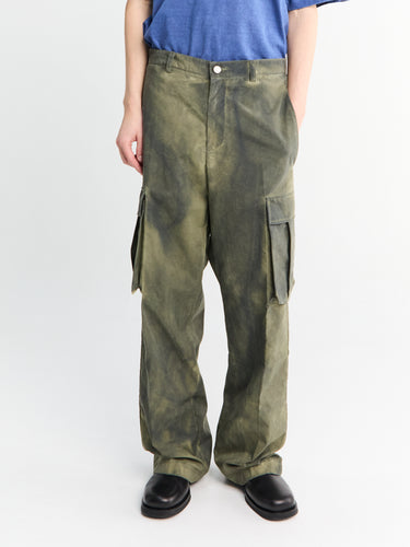 Cold Wash Cargo Pants in Khaki