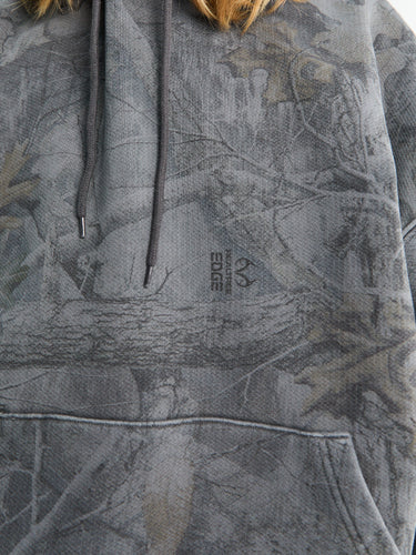 Washed Realtree Hoodie in Ash