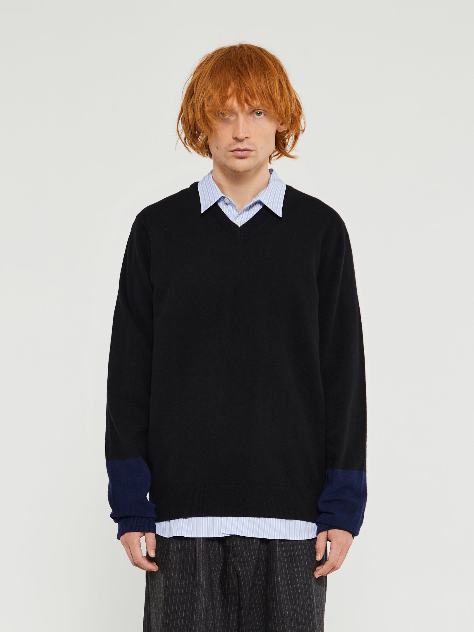Comme des Garçons SHIRT - Pullover in Black and Navy