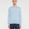 Comme des Garçons SHIRT - Knitted Polo Shirt in Light Blue 