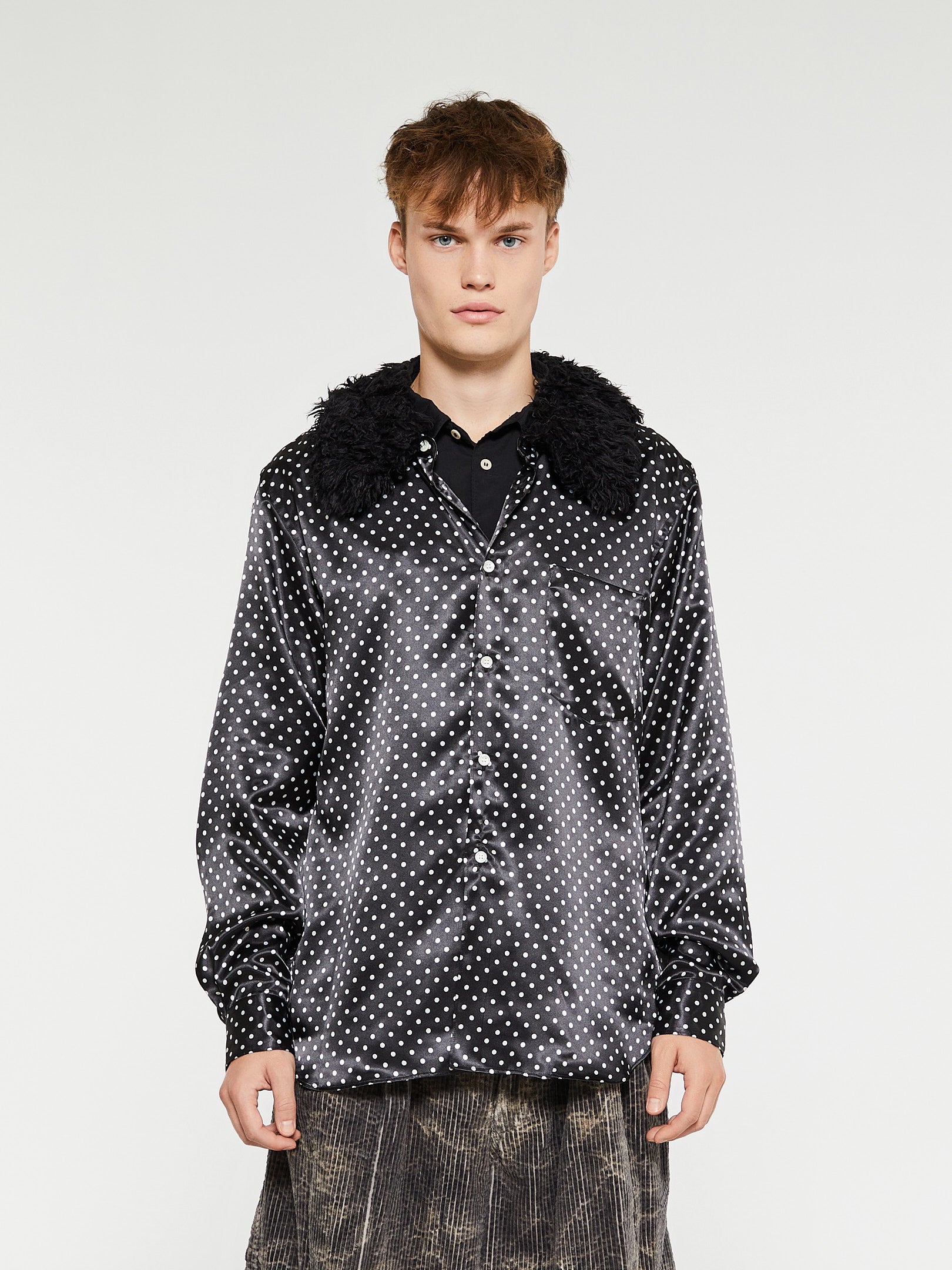 COMME DES GARCON Homme plus - Shirt in Black and White