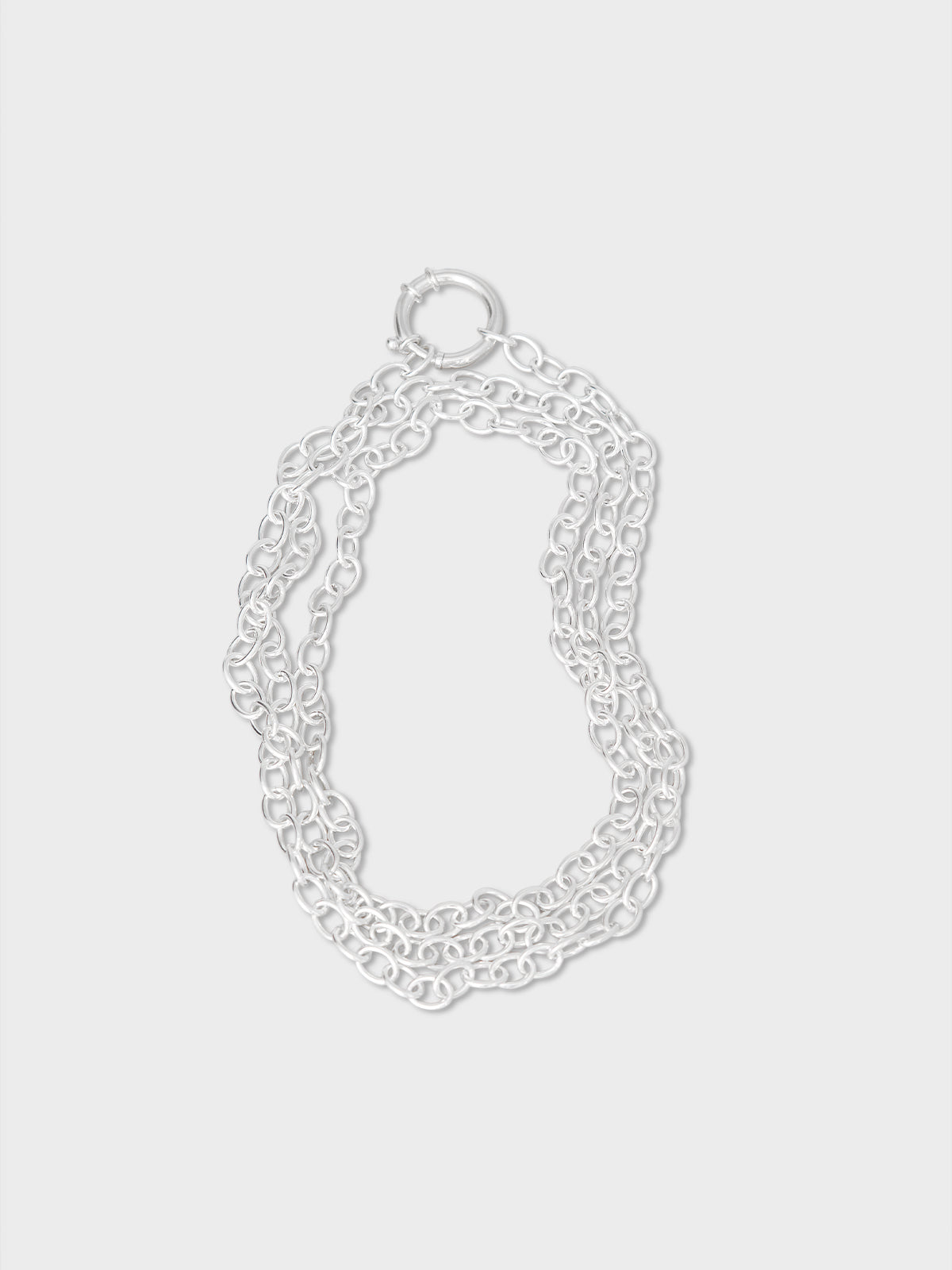 Trine Tuxen - Continuation Chain in Brass Silver Plated