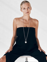 Trine Tuxen - Continuation Chain in Brass Silver Plated