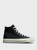Converse - Chuck 70 High Top Canvas Sneakers in Black, Egret and Black