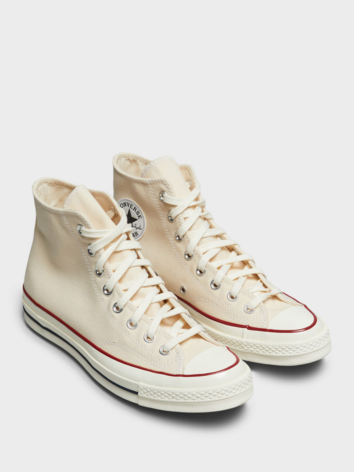 Chuck 70 High Top Canvas Sneakers in Off-White