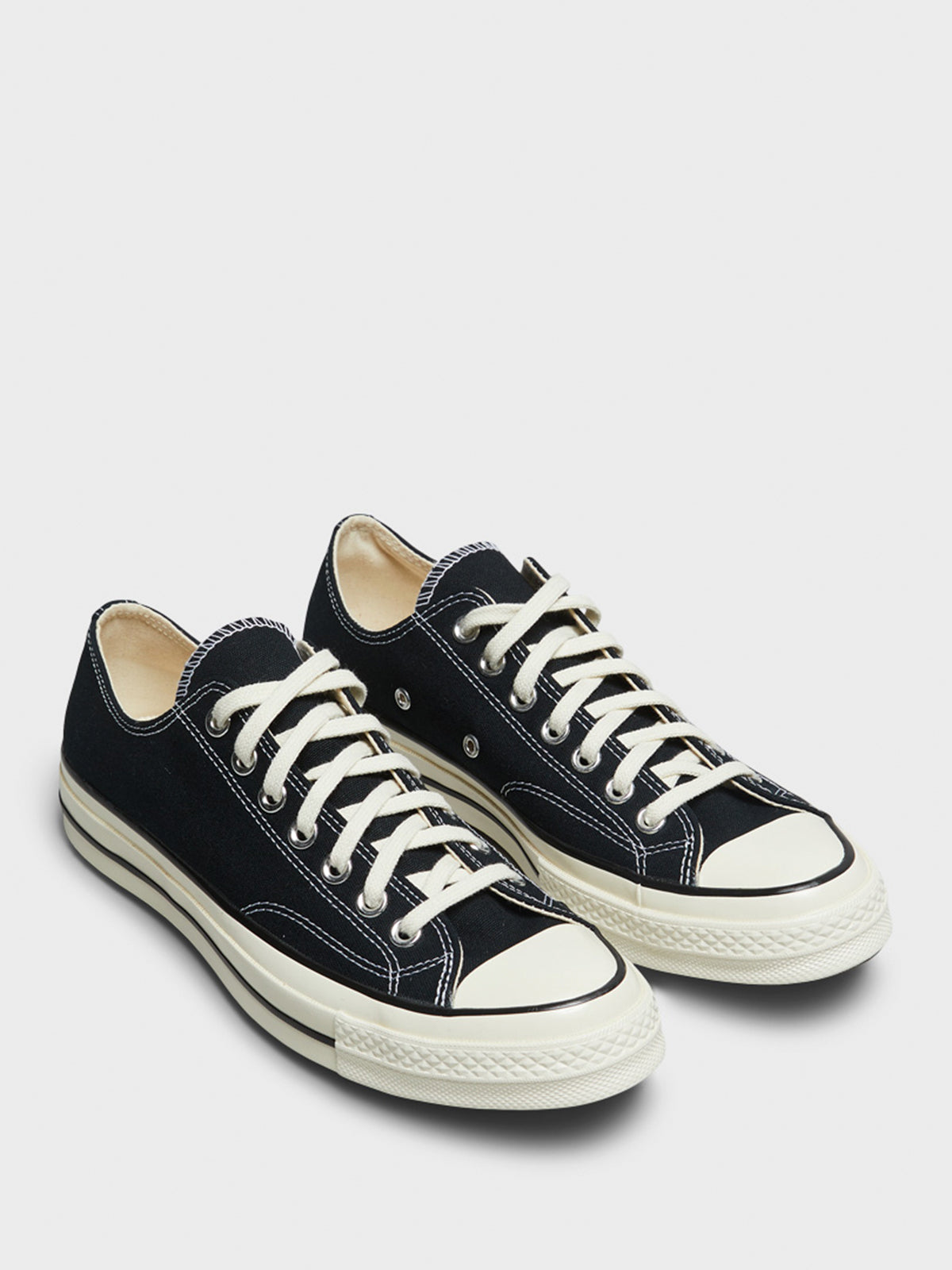 Chuck 70 Low Top Canvas Sneakers in Black