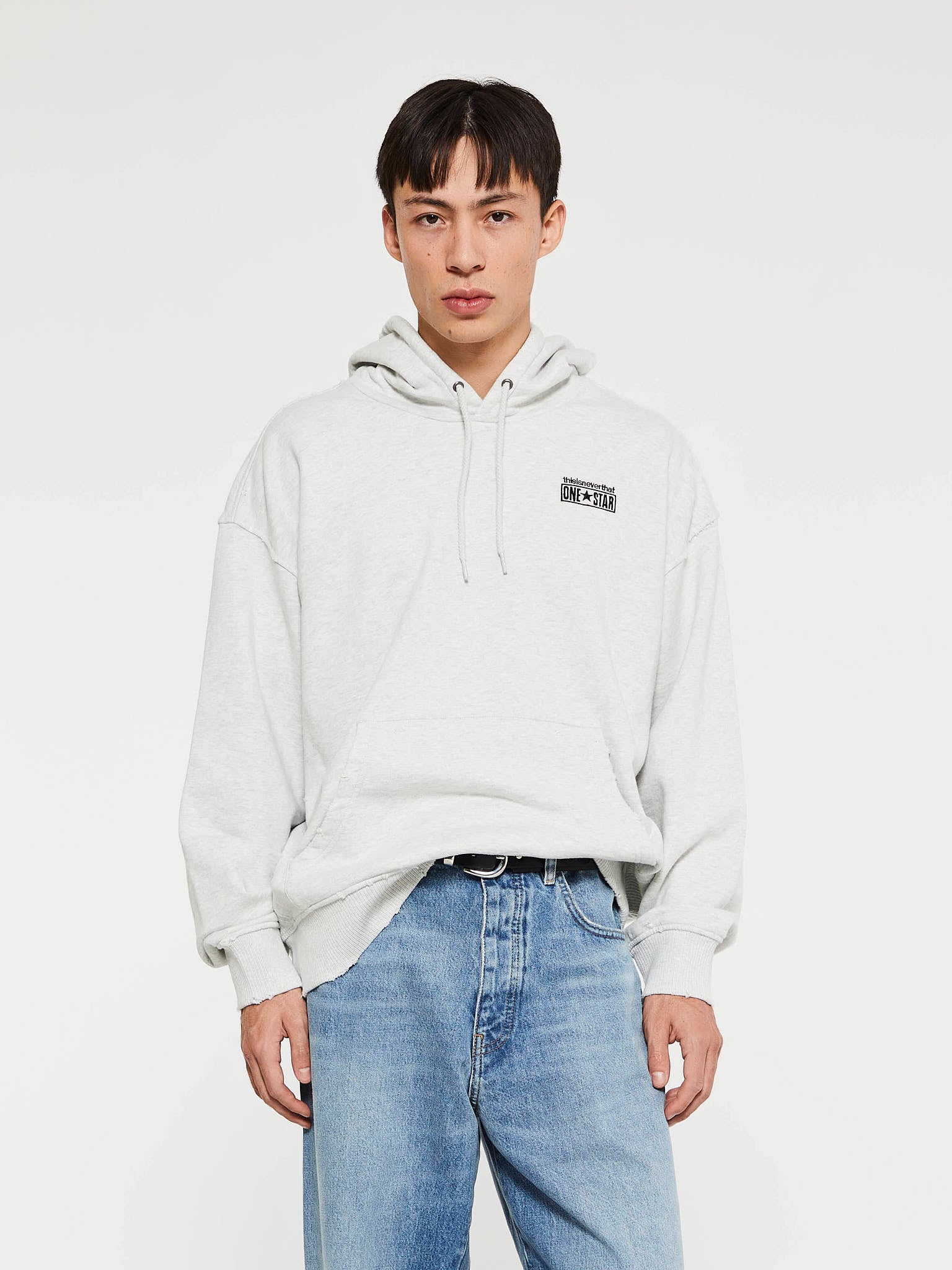 Converse - Converse x thisisneverthat Hoodie in Grey