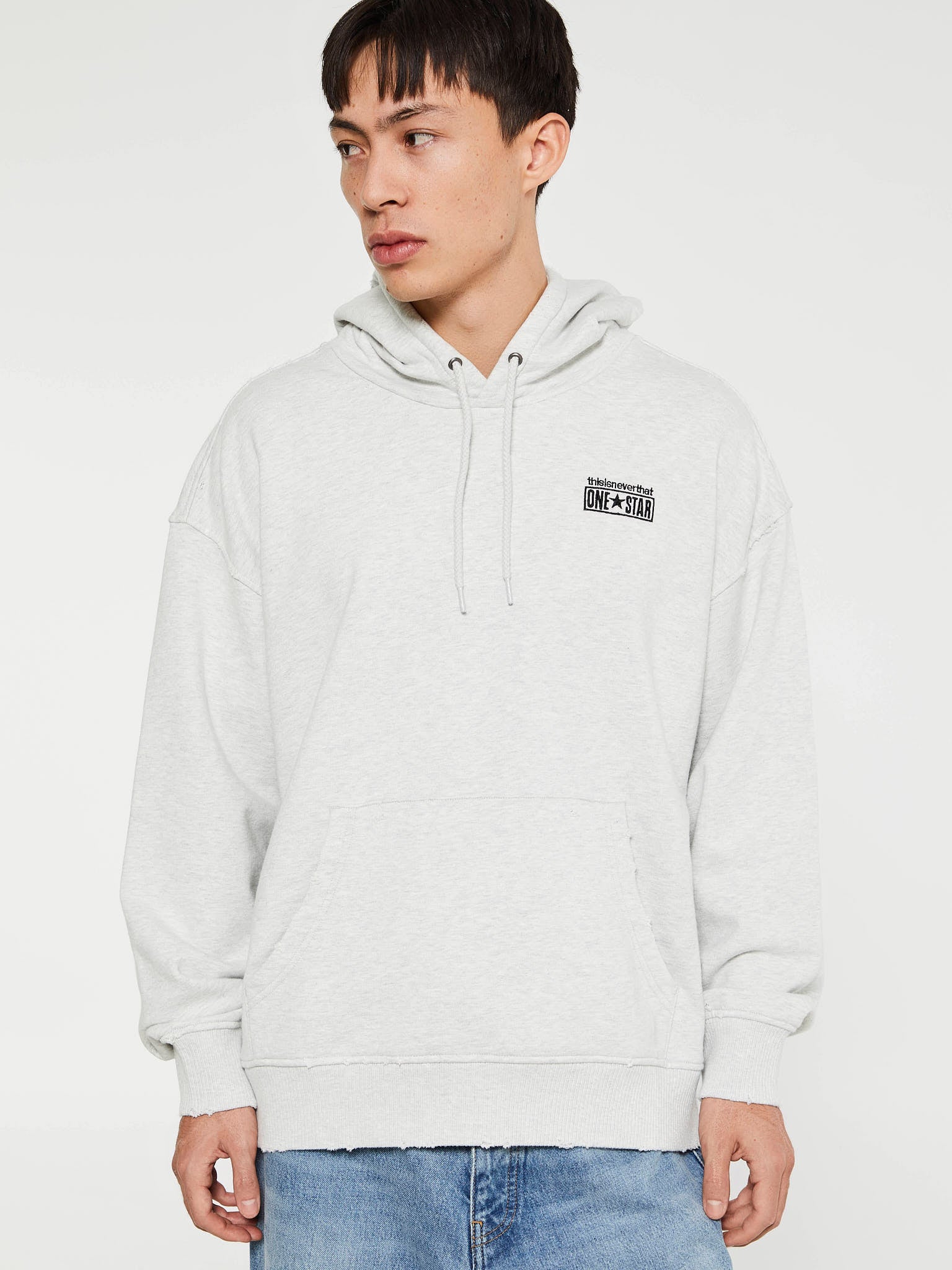 Converse - Converse x thisisneverthat Hoodie in Grey