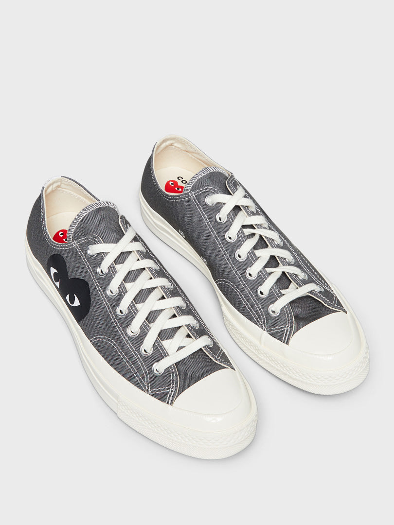 Heart Converse Grey Grey Converse With Heart CONVERSE BLACK HEART