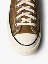 Converse - Chuck 70 High Top Canvas Sneakers in Bog Down/Egret/Black