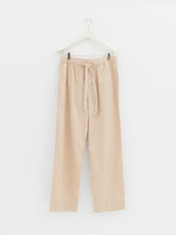 Tekla - Poplin Pyjamas Pants in Corinth Stripes