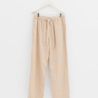 Tekla - Poplin Pyjamas Pants in Corinth Stripes