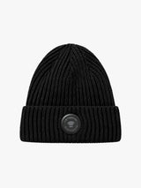 C.P. Company - Extrafine Merino Wool Lens Beanie in Black