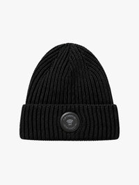 C.P. Company - Extrafine Merino Wool Lens Beanie in Black