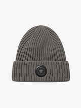 C.P. Company - Extrafine Merino Wool Lens Beanie in Fallen Rock