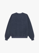 Calm. - Washed Sweatshirt in Navy Blue