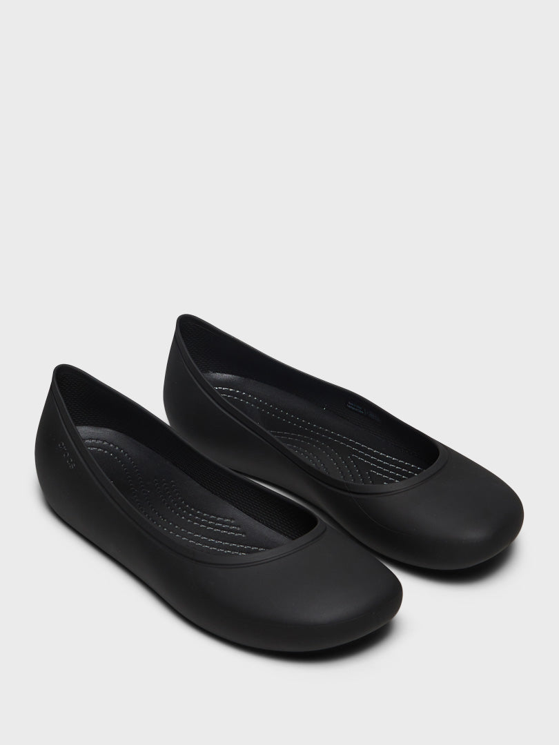Brooklyn Flat Shoes in Black