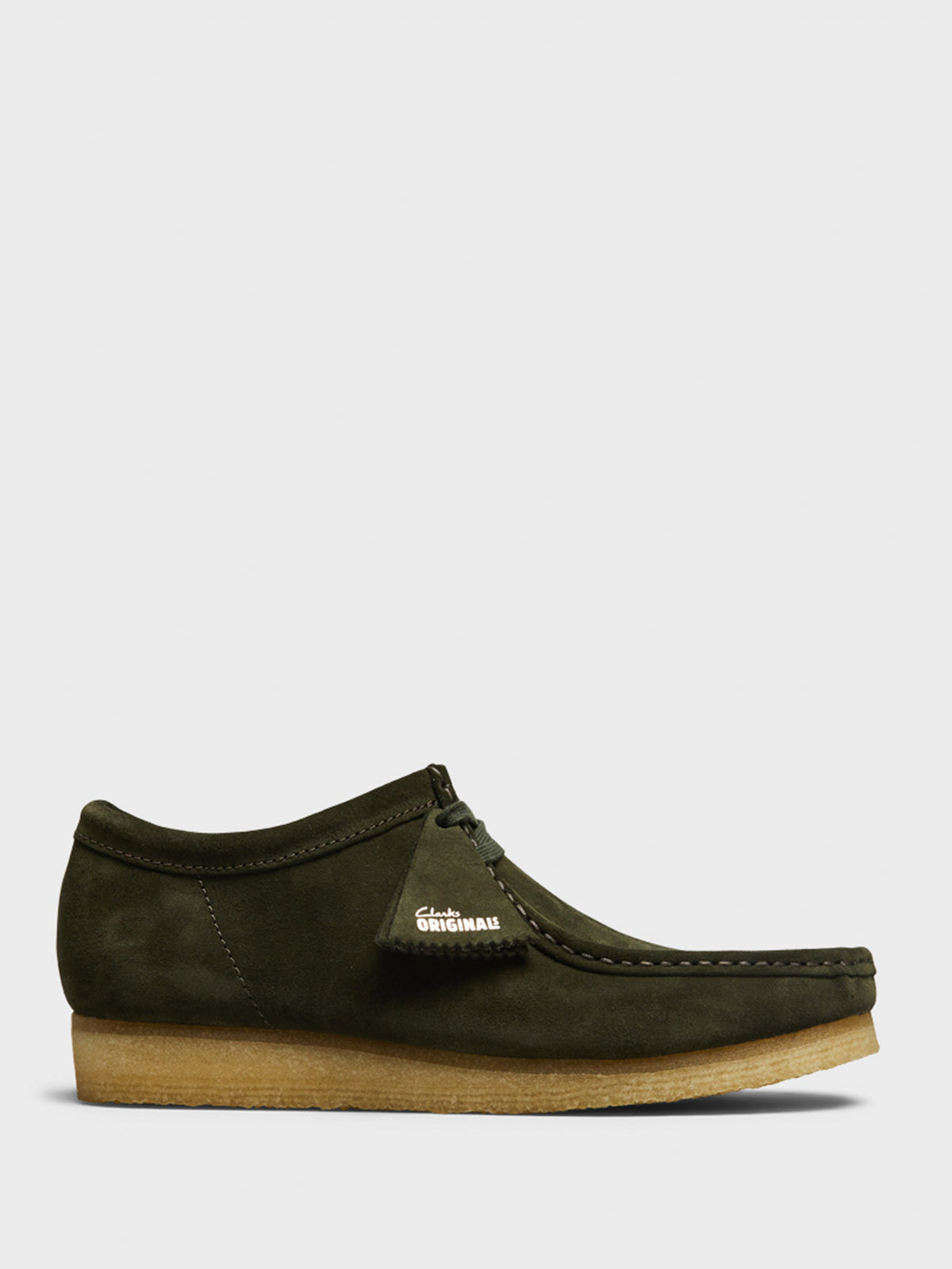 Clarks - Wallabee Shoes in Forest Green