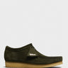 Clarks - Wallabee Shoes in Green Suede