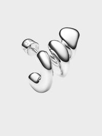 Maria Black - Coil Crawler Earring in Silver