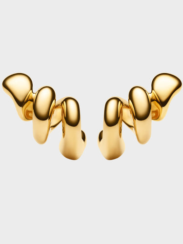Maria Black - Coil Crawler Earring with Gold Plating