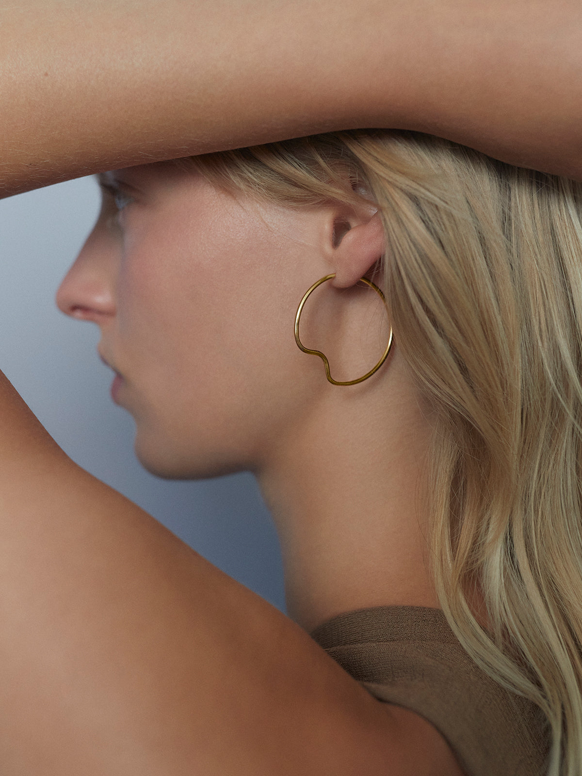 Maria Black - Copenhagen 35 Hoop Earring in 18K Gold Plated