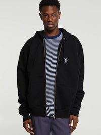 Dancer - OG Logo Zip Hood in Black