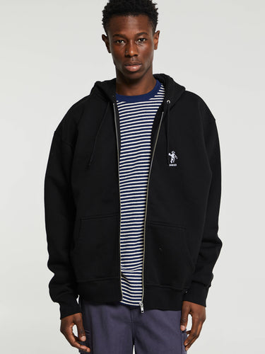 Dancer - OG Logo Zip Hood in Black