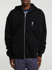 Dancer - OG Logo Zip Hood in Black