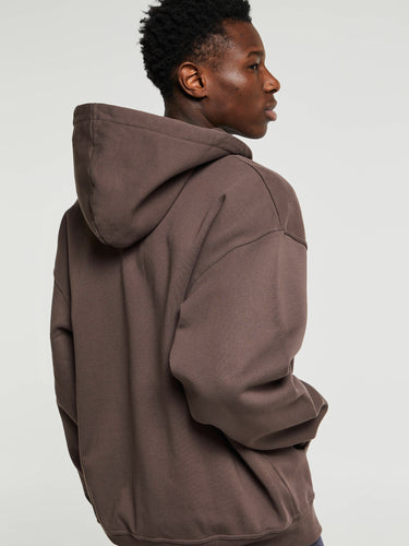 Dancer - OG Logo Zip Hood in Brown