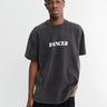 Dancer - Italic Logo T-Shirt in Black