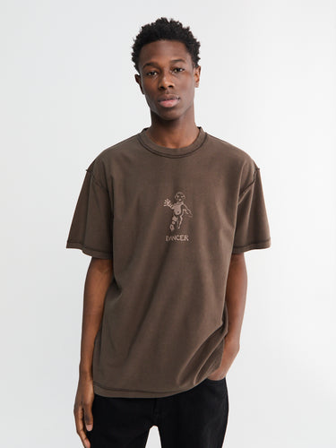 Dancer - OG Logo Inside T-Shirt in Brown