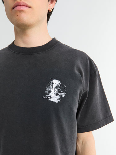 Dancer - Waterfall T-Shirt in Washed Black