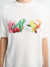 Dancer - Glam Flowers T-Shirt in White