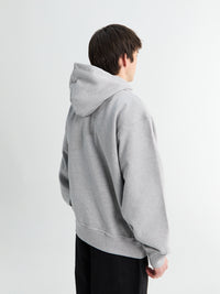 Dancer - Italic Hoodie in Heather Grey