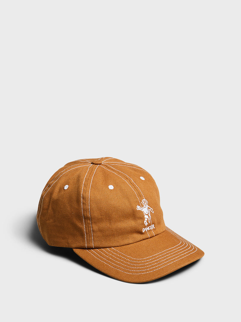 OG Logo Dad Cap in Camel with White Stitch
