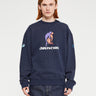 Dancer - Fainting Crewneck in Heather Navy