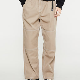 Dancer - Belted Simple Pants in Khaki