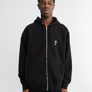 Dancer - OG Zip Logo Hoodie in Black