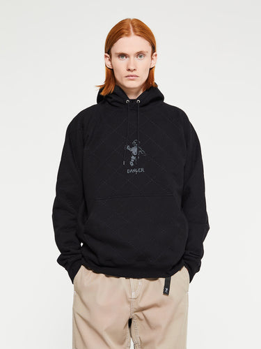 Dancer - OG Diamond Stitch Hoodie in Black