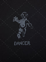 Dancer - OG Diamond Stitch Hoodie in Black